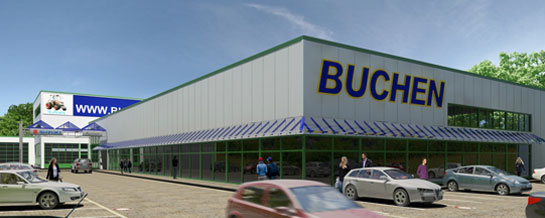 Firmengebäude der Firma Buchen's in Olpe